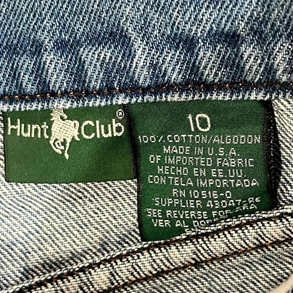 Vintage 80s 90s Hunt Club Ultra High Waist Jeans Womens Medium Wash Size 27 - Picture 4 of 10